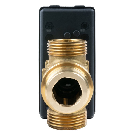 Zawór trójdrożny AFRISO AZV 643 mosiądz, średnica DN 20 gwinty zewnętrzne silnik elektryczny