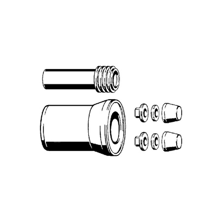 Zestaw przyłączeniowy tworzywo sztuczne, nr wzoru 3817.816 DN: 100 L: 160