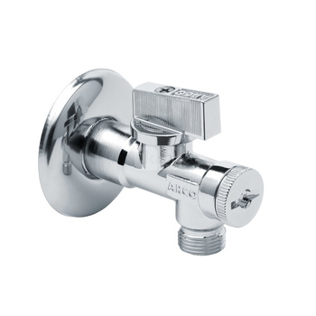 Zawór wodny ARCO VITAQ A80 kątowy z filtrem antykamiennym GZ 1/2'' x GZ 1/2''