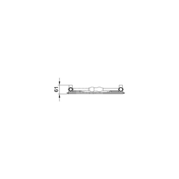 Kermi®Verteo®Profil T10BH1400x61x600mm QN922,biały, 10 bar, bez osłony