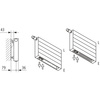 Kermi ściana grzewcza HHV21 420x72x5600 pozioma,RAL9016,6bar,z osłoną,prawa,L400