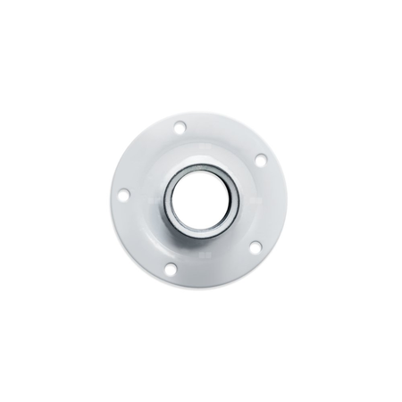 Pokrywa flanszy metalowa 125 mm z mufą 5/4" - 5 otworów