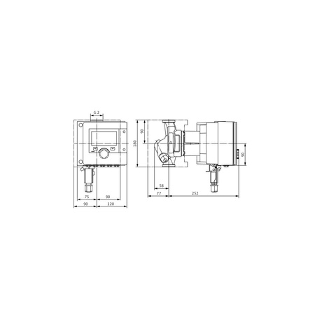 Pompa obiegowa WILO Stratos MAXO-Z 30/0,5-6 PN16 1 x 230 V 50/60 Hz, PN 16/16bar