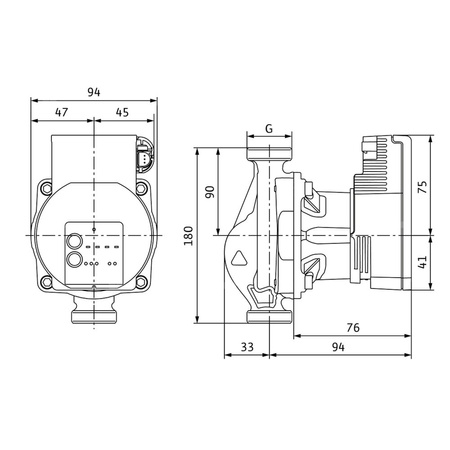 Pompa obiegowa WILO Varios PICO-STG 25/1-7 1 x 230 V 50/60 Hz, PN 10/10bar