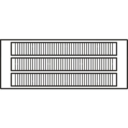 Konwektor Kermi L-Konvektor Typ43 BH140x194x3000mm QN3555, weiß, 6bar, m. Abd., AB Uni.