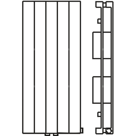 Grzejnik płytowy typ 22 KERMI V-HVV wym. 1800 x 700 mm, kolor biały, moc 2711 W