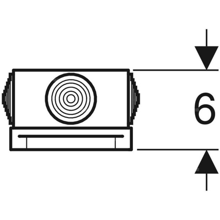 Koło zasilacz do zaworu spłukującego do pisuarów z elektronicznym uruchamianiem spłukiwania, dla maks. 5 pisuarów