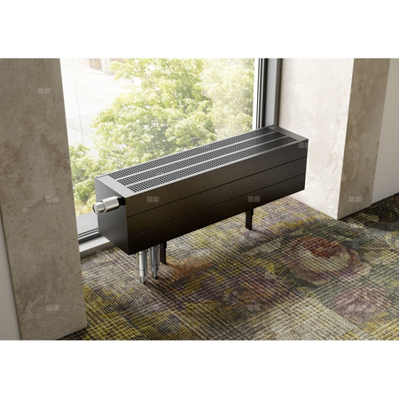 Konwektor Kermi V-Kon S Typ55 BH140x316x2200mm QN3951, weiß, 6 bar, o. Abd., Vent. re