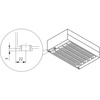 Konwektor Kermi V-Kon S Typ55 BH140x316x700mm QN1257, weiß, 6 bar, m. Abd., Vent. re