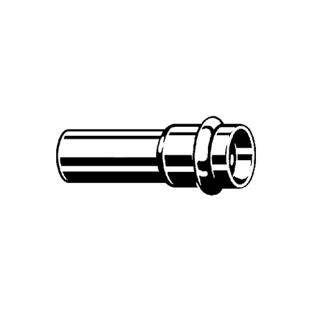 Złącze przejściowe Profipress VIEGA 2613 jednoczęściowy, brąz / brąz, 18 mm (kw x mz), 52 mm
