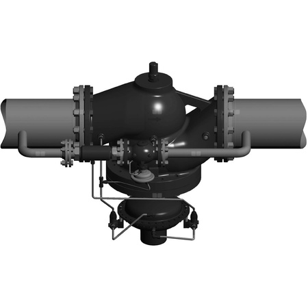 Pilotowy zawór sterujący PCV-VFQ 21, PN 25, DN 100, 125.00 m³/h, kołnierz