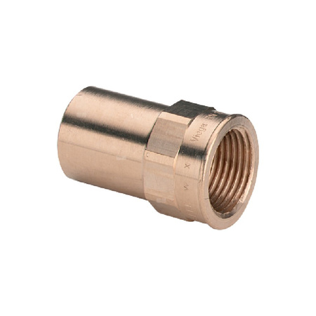 Element wsuwany Sanpress VIEGA 22121 jednoczęściowy, brąz / brąz, 28 mm, 1'' (kw x gw), 51 mm
