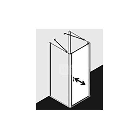 Kermi Drzwi wahadł. CADA XS 1WL 0950x 2000 910-960 SWS ESG Clean