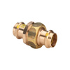 Złącze Profipress VIEGA 2650 jednoczęściowy, brąz / brąz, 22 mm (mz x mz), 86 mm
