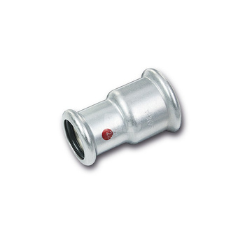Mufa SANHA Therm redukcja, stal (Ocynk galwaniczny/elektrolityczny), 22 mm x 15 mm (zw x zw)