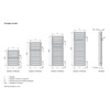Grzejnik elektryczny ZEHNDER Metropolitan Bar 1750 x 500 mm, kolor biały, moc 750 W