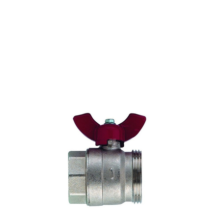 Kermi x-net Zawór kulowy 1' GZ x 1' GW 1 szt. w opakowaniu