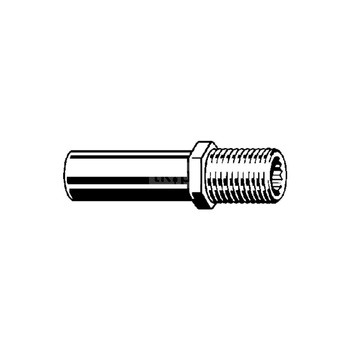 Nypel VIEGA 801921 jednoczęściowy, mosiądz / mosiądz, 1/2'' (gz x element wsuwany), 90 mm