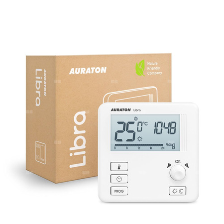 AURATON Libra - Tygodniowy, przewodowy regulator temperatury