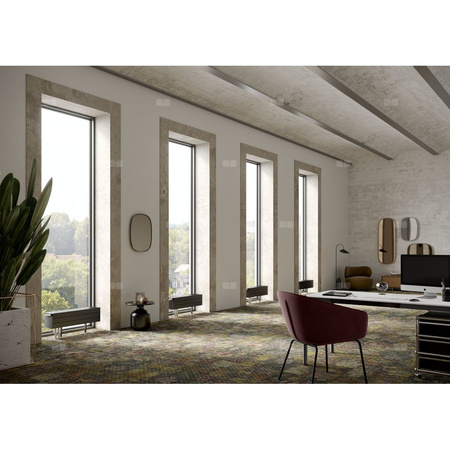 Konwektor Kermi V-Kon S Typ22 BH210x133x4600mm QN4296, weiß, 6 bar, o. Abd., Vent. re