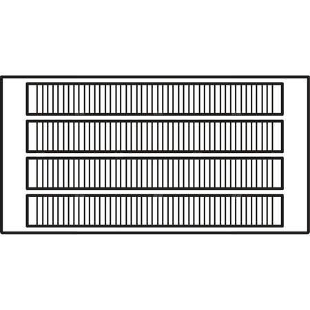 Konwektor Kermi Konvektor Typ54 BH140x255x3200mm QN4755, weiß, 6bar, m. Abd., AB Uni.
