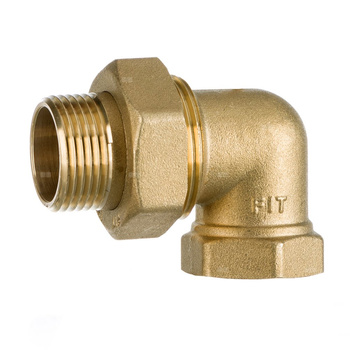 Śrubunek kątowy stożek mosiężny 3/4''