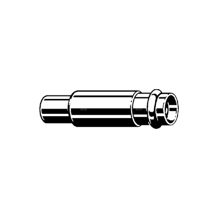 Mufa Sanpress VIEGA 22154 jednoczęściowy, brąz (stan surowy) / brąz (stan surowy), 35 mm (kw x mz), 135 mm z uszczelką