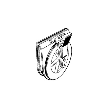 Grundfix-przegroda z klapą nr wzoru 4987.340 DN: 100/125