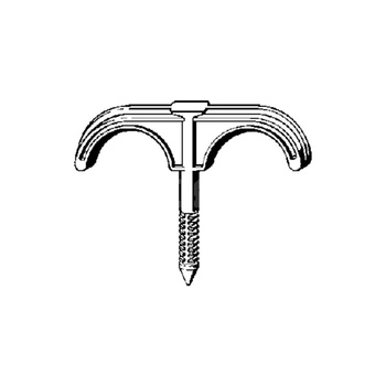 Uchwyt podwójny VIEGA 20356 do rur 16/20 mm nylon pomarańczowy