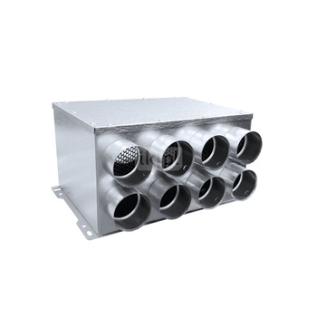 Rozdzielacz TopFlex Metal przelotowy dwurzędowy z izolacją wewnętrzną DN160/przyłącza 8 x DN75