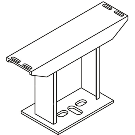 Kermi Konsola stała do mocowania podłogowego Typ16, biała
