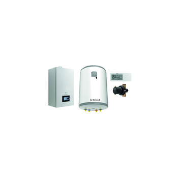 Pakiet - Kocioł gazowy jednofunkcyjny DE DIETRICH Virtuens Smart 15 kondensacyjny wiszący 2.6 - 16.3 kW + RegulatorAD248P + Zasobnik c.w.uAQUAvie100 + Filtr magnetyczny XS90 A