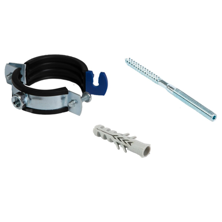 QIK Zestaw - Uchwyt classic fi 24-28mm (3/4") M8/M10 (śruba dwugwintowa M8x80, kołek nylonowy)