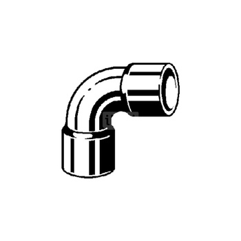Kolano 90' VIEGA 95090 jednoczęściowy, Cu / Cu, 22 mm (lw x gw)