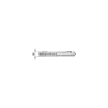Grzejnik płytowy typ 11 KERMI Plan-K wym. 605 x 1105 mm, kolor biały, moc 970 W