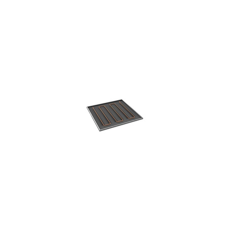 GIACO KLIMA - PANEL STALOWY "GK ULTRA" BIAŁY (RAL9003) PERFOROWANY, 8 DYFUZORÓW 1524x 1525