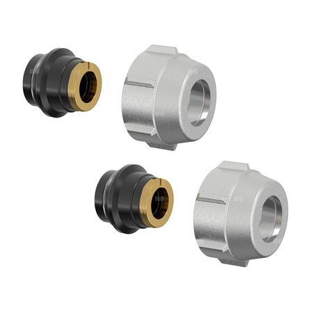 Zestaw przyłączeniowy z pierścieniem zaciskowym FLAMCO MEIBES mosiądz 3/4''