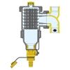Separator CALEFFI DIRTMAG®, 3 bar / 90'C, 3/4'', z wkładem magnesowym