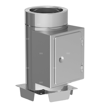 Element do czyszczenia fi180mm z płytą fundamentową z odpływem w dół