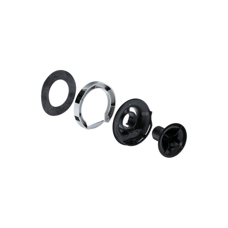 Kołnierz, tworzywo sztuczne / chrom do odpływów prysznicowych VIEGA 617109