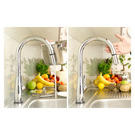 Bateria zlewozmywakowa KFA Armatura TAURI, kolor chrom, mosiądz