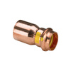 Złącze Profipress VIEGA 26151 redukcja jednoczęściowy, miedź (stan surowy) / miedź (stan surowy), 18 mm x 15 mm (kw x mz), 54 mm