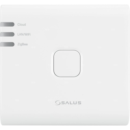 SALUS StartPack Premium - zestaw przewodowego sterowania ogrzewaniem podłogowym z zarządzaniem przez Internet: KL06-M, PL07, UG800, 4 xSQ610