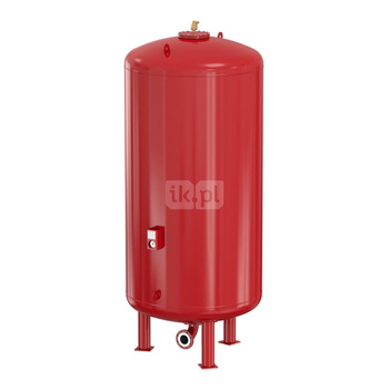 Naczynie wzbiorcze stojące FLAMCO MEIBES Flexcon M, pojemność 6700 l 6-, 10 bar / 120'C fiDN 100, kolor czerwony, do instalacji