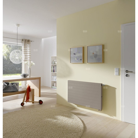 Grzejnik Kermi® Line-V Typ11 wys755x63x705mm biały,10bar,zaworowy lewa,z osłony