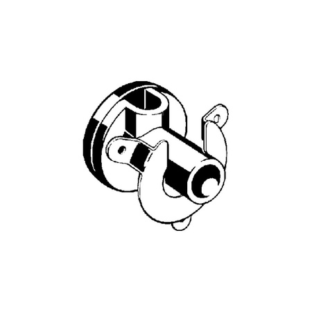 Izolacja naścienna VIEGA 1412891 (model pojedynczy) tworzywo sztuczne, kolor czarny