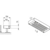 Konwektor Kermi V-Kon S Typ33 BH140x194x1200mm QN1374, weiß, 6 bar, o. Abd., Vent. re