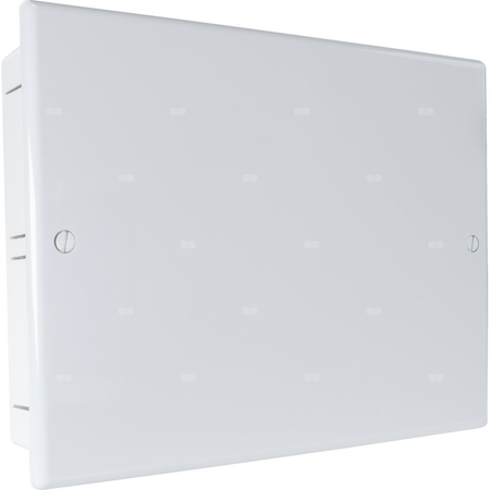 Plastikowa szafka do rozdzielacza wody użytkowej ADM, 8 punktów poboru, 330 X 530 X 88 mm