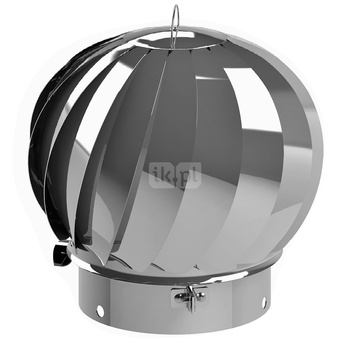 Zakończenie obrotowe JEREMIAS HC20 stal nierdzewna fi 185 mm, kolor mat