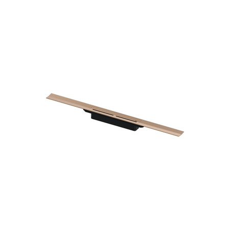 Odpływ prysznicowy liniowy TECE drainprofile, 800 x 55 x 8 mm, czerwone złoto szczotkowane
